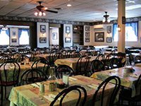 Lots of tables and chairs